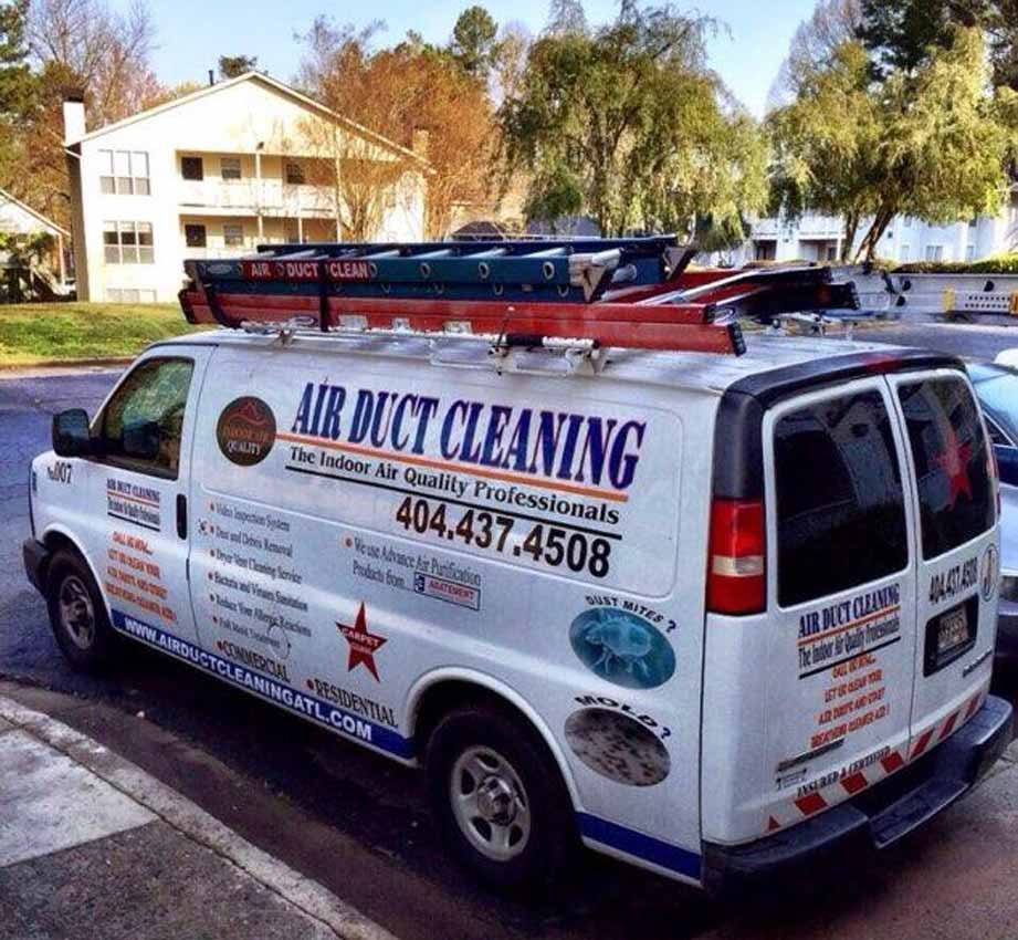 Atlanta Air Pro service van equipped for air duct cleaning services in Atlanta.